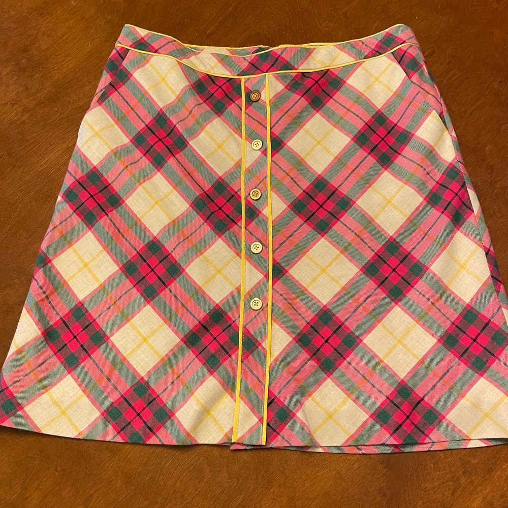 Lilly Pulitzer plaid skirt